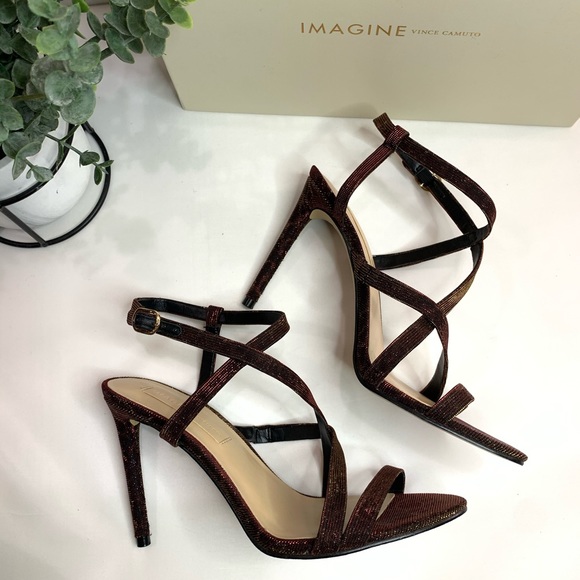 Imagine by Vince Camuto woman Ramsey Strappy Sandal Holo leopard fabric - Picture 7 of 11